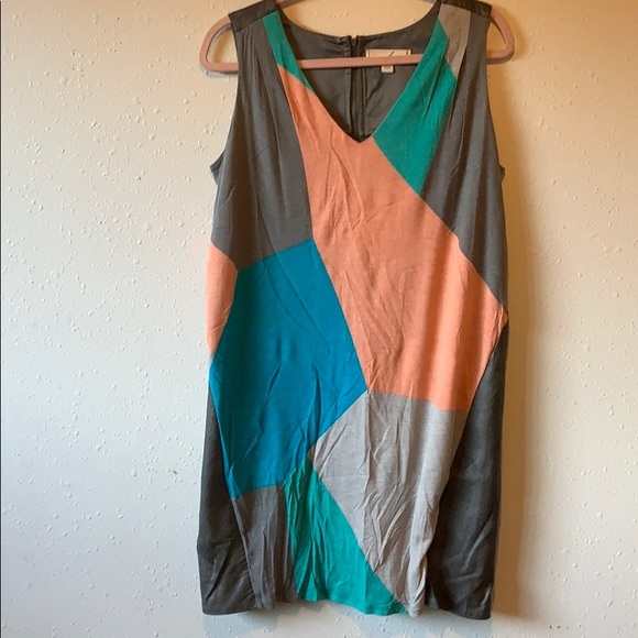 Doo.Ri Color block and Leather back Dress - Picture 3 of 3